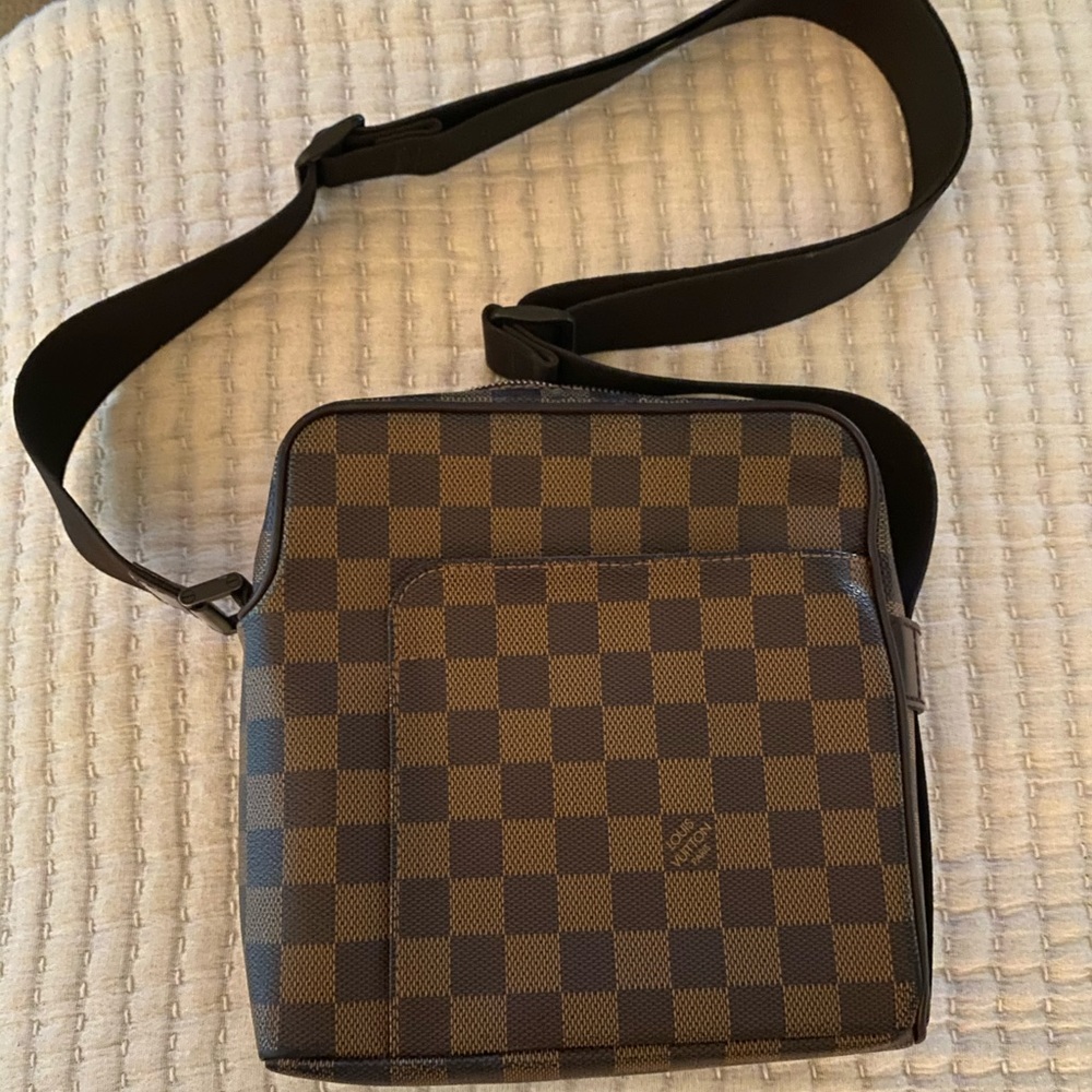 Louis Vuitton Brown Damier Ebene Canvas Crossbody Bag